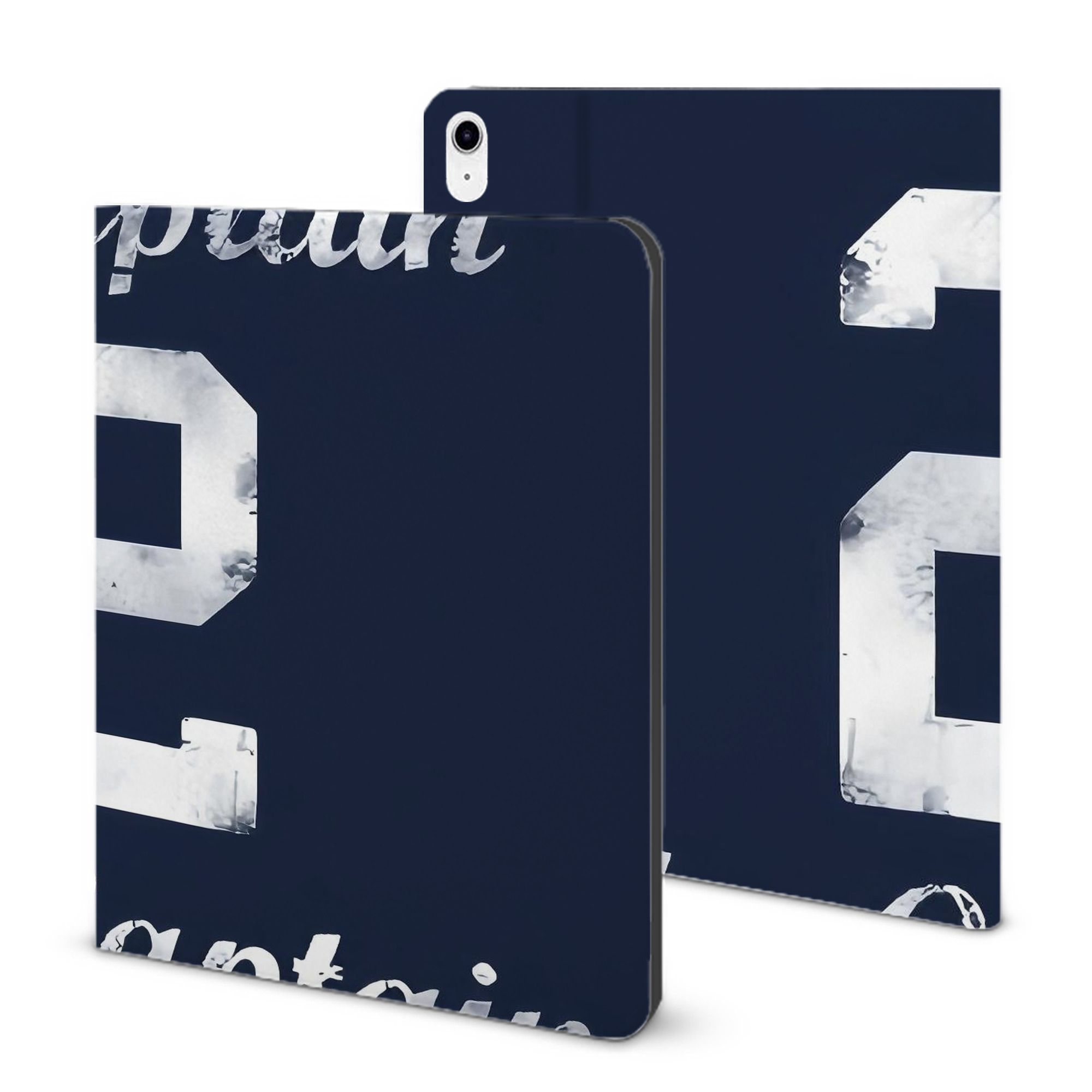 Derek Jeter 25 IPad Case Without Pencil Slot – Book-Style Cover With PU Leather & TPU – Slim, Durable, Scratch-Resistant, Full Protection & Easy Access